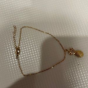 Gold Pineapple Anklet